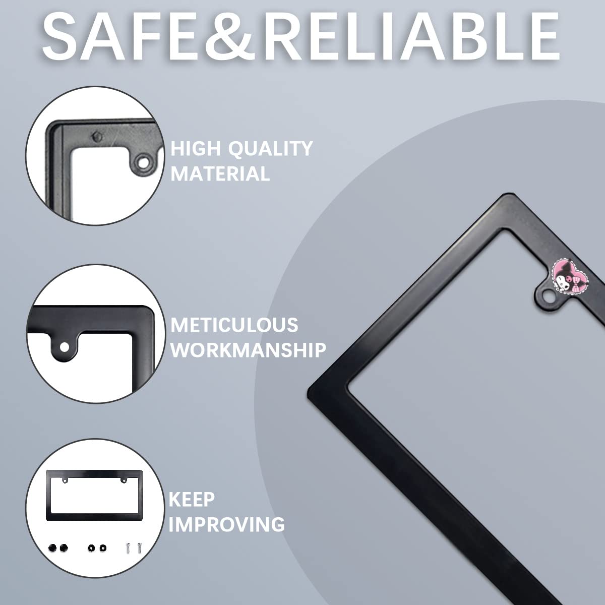 Amazon.co.jp: ナンバープレート クロミ フレーム 車用ナンバー